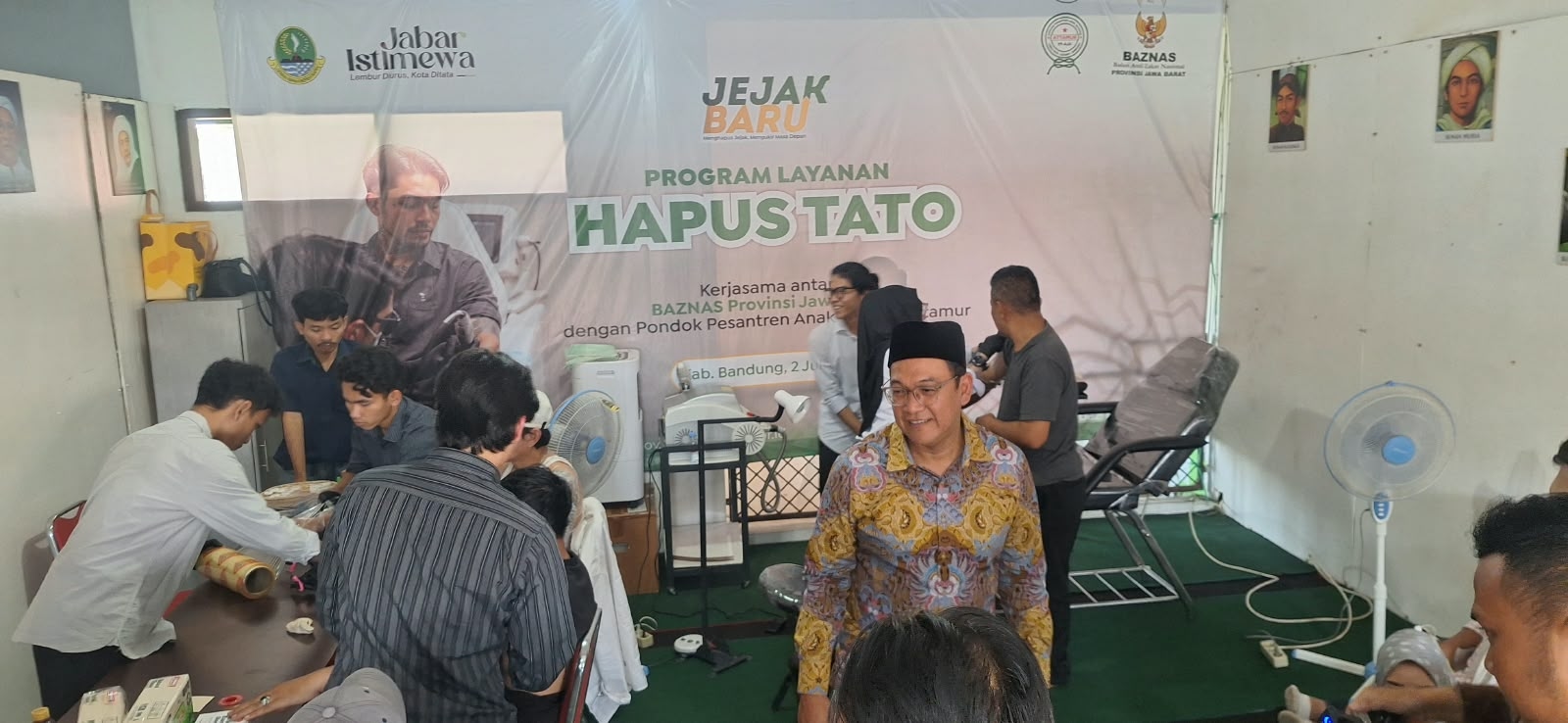 Baznas Jabar Gelar Hapus Tato Gratis, Bantu Warga Perluas Peluang Kerja