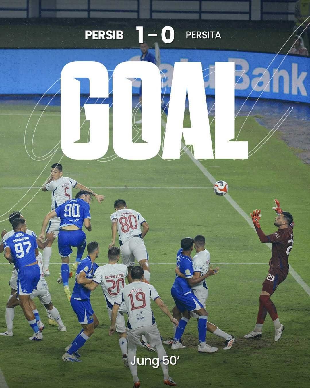 Sundulan Andrew Jung Bawa Persib Bandung Benamkan Persita, Maung Bandung Kokoh di Puncak!