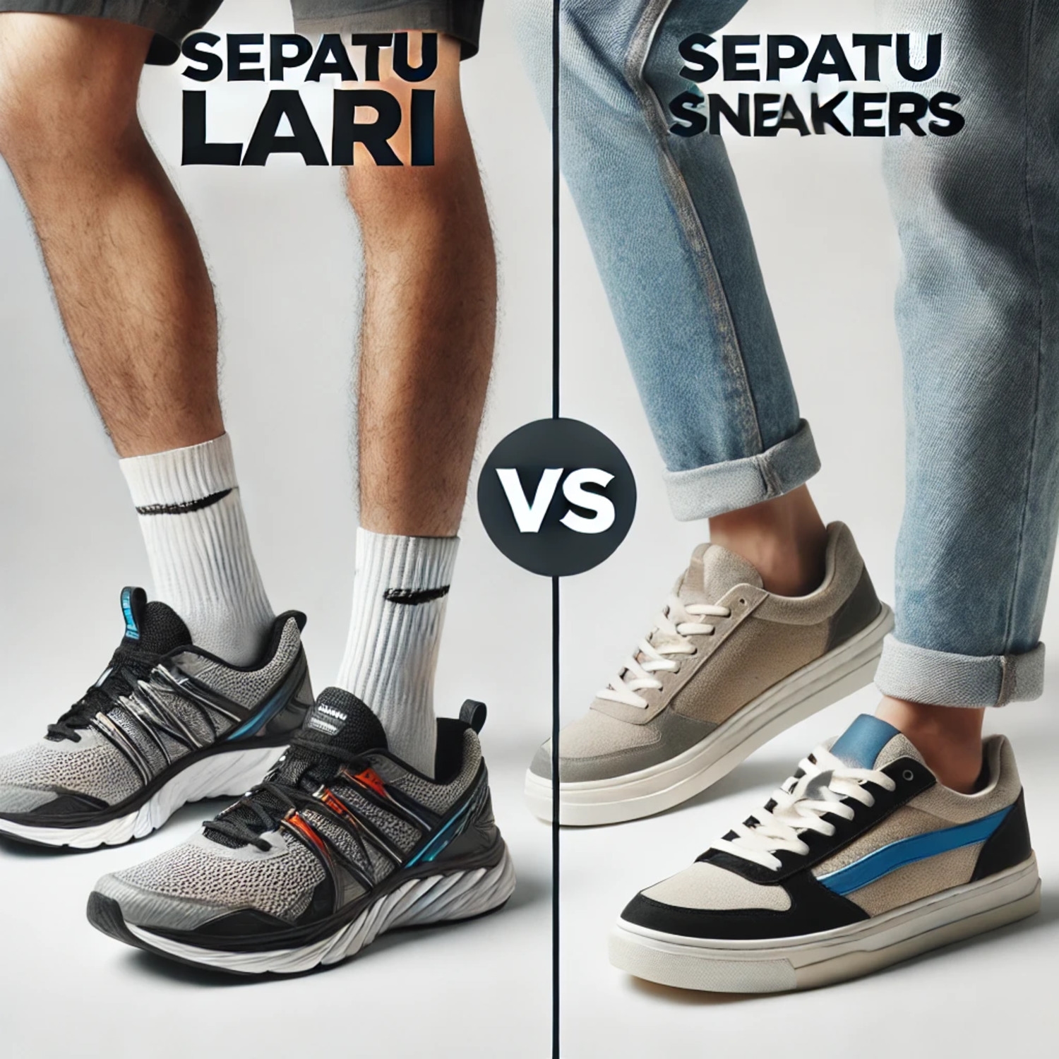 Sepatu Lari vs. Sepatu Sneakers: Apa Bedanya?