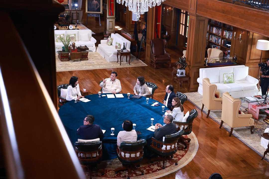 Presiden Prabowo Bertemu 7 Jurnalis dari 7 Media di Hambalang Bahas Isu-isu Terkini