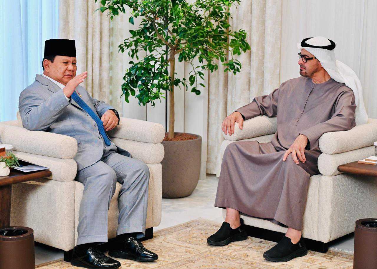 Pertemuan Presiden Prabowo dan Presiden MBZ Bahas Upaya Perdamaian di Gaza