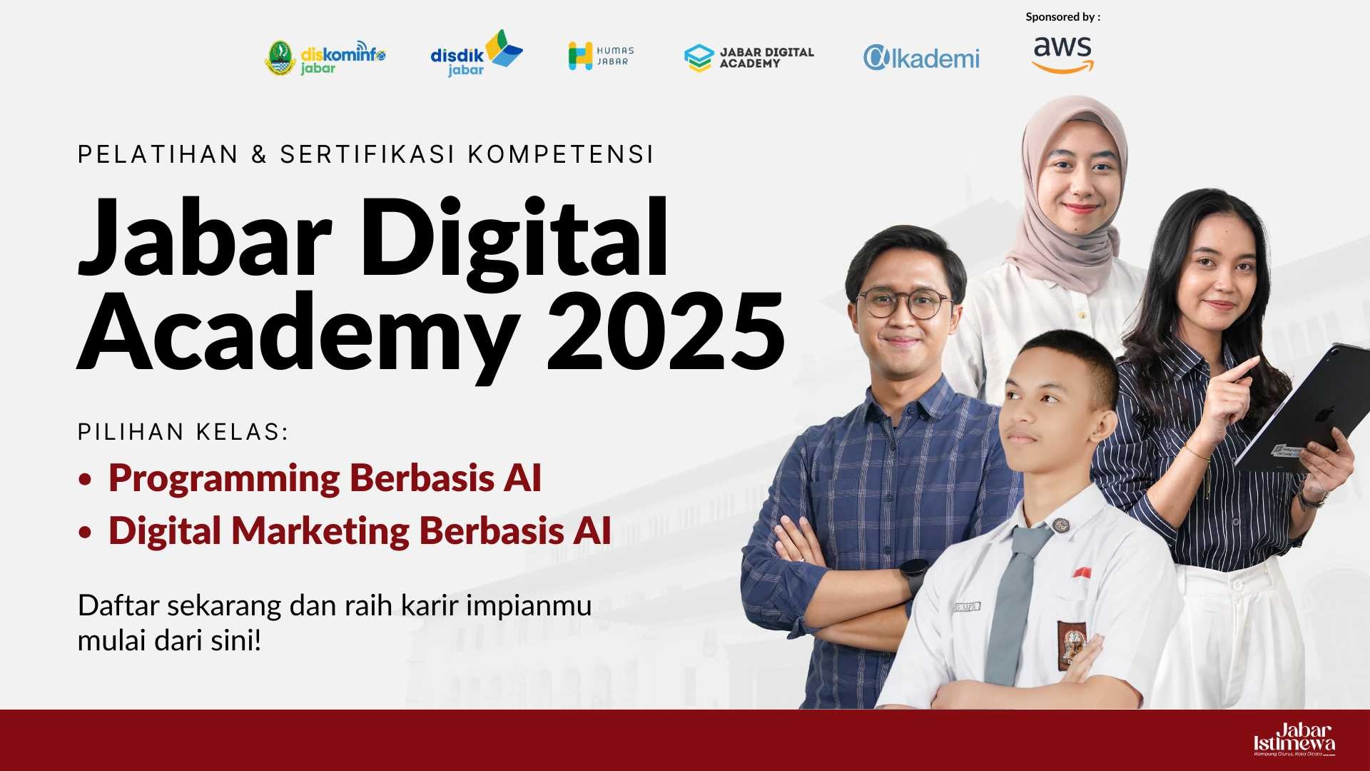 Dibuka! Jabar Digital Academy 2025, Pelatihan Digital Gratis untuk Warga Jawa Barat