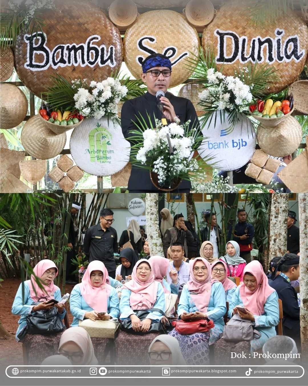 Arboretum Bambu Linuhung Purwakarta Jadi Sorotan di Hari Bambu Sedunia 2025