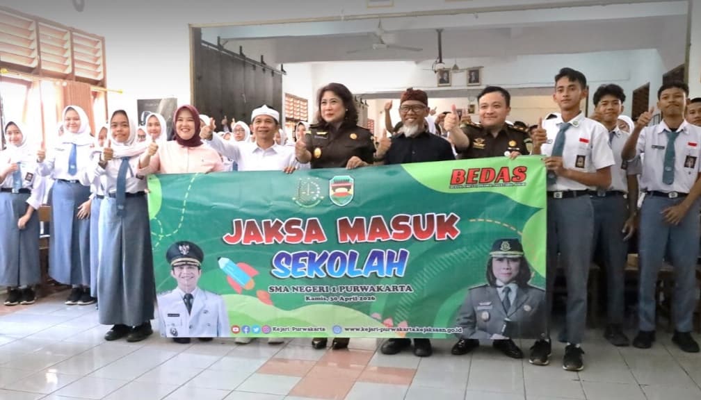 Kolaborasi Kejari dan Pemkab Purwakarta Perkuat Pendidikan Karakter Lewat Jaksa Masuk Sekolah