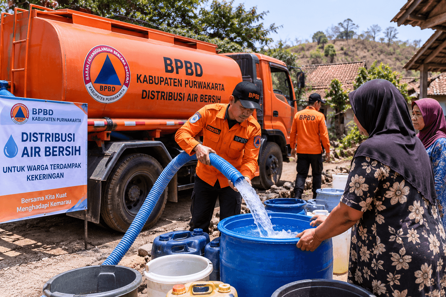 45 Desa di Purwakarta Kesulitan Air Bersih, 72 Ribu Warga Terdampak Kekeringan