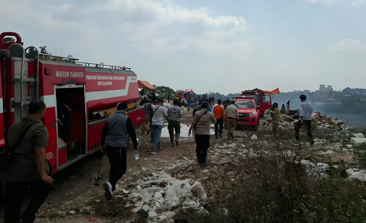 19 Warga Terdampak Asap Kebakaran Ciumbuleuit, Mayoritas Alami ISPA