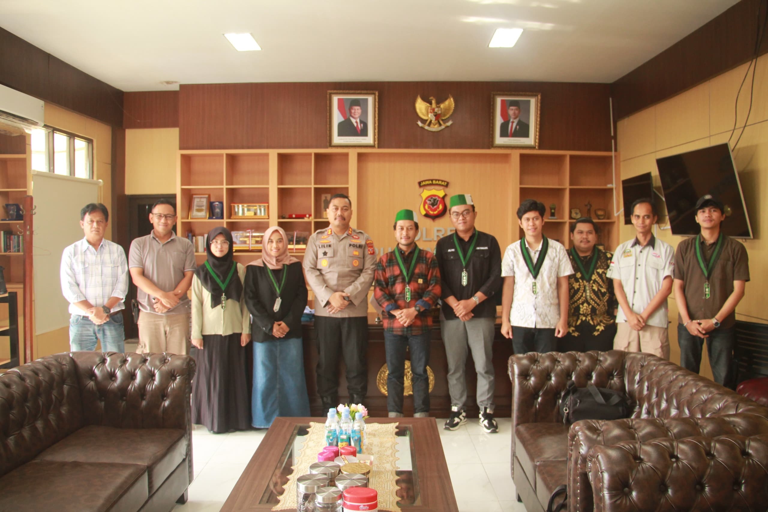 Himpunan Mahasiswa Islam Cabang Purwakarta Bangun Sinergitas dan Kolaborasi bersama Polres Purwakarta