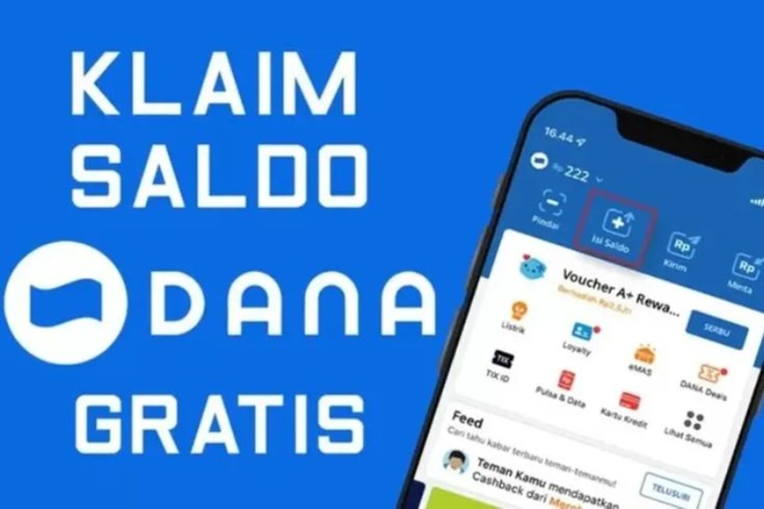 Nikmati THR DANA Kaget: Klaim Saldo Gratis CAIR hingga Rp500 RIBU Sekarang!