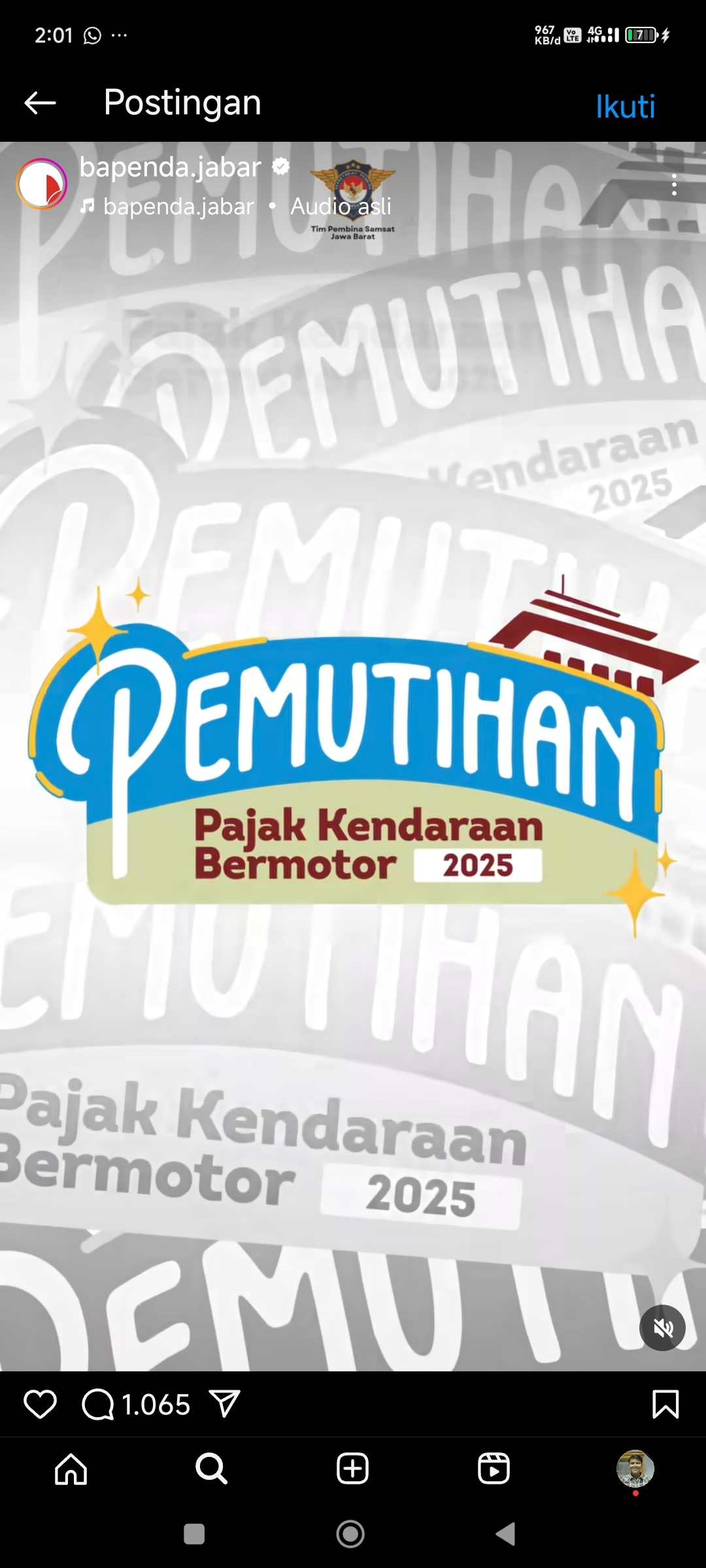 Gubernur Jawa Barat Hadirkan Program Pemutihan Pajak Kendaraan Bermotor, Begini Cara Cek Pajak Kendaraan Menggunakan WhatsApp