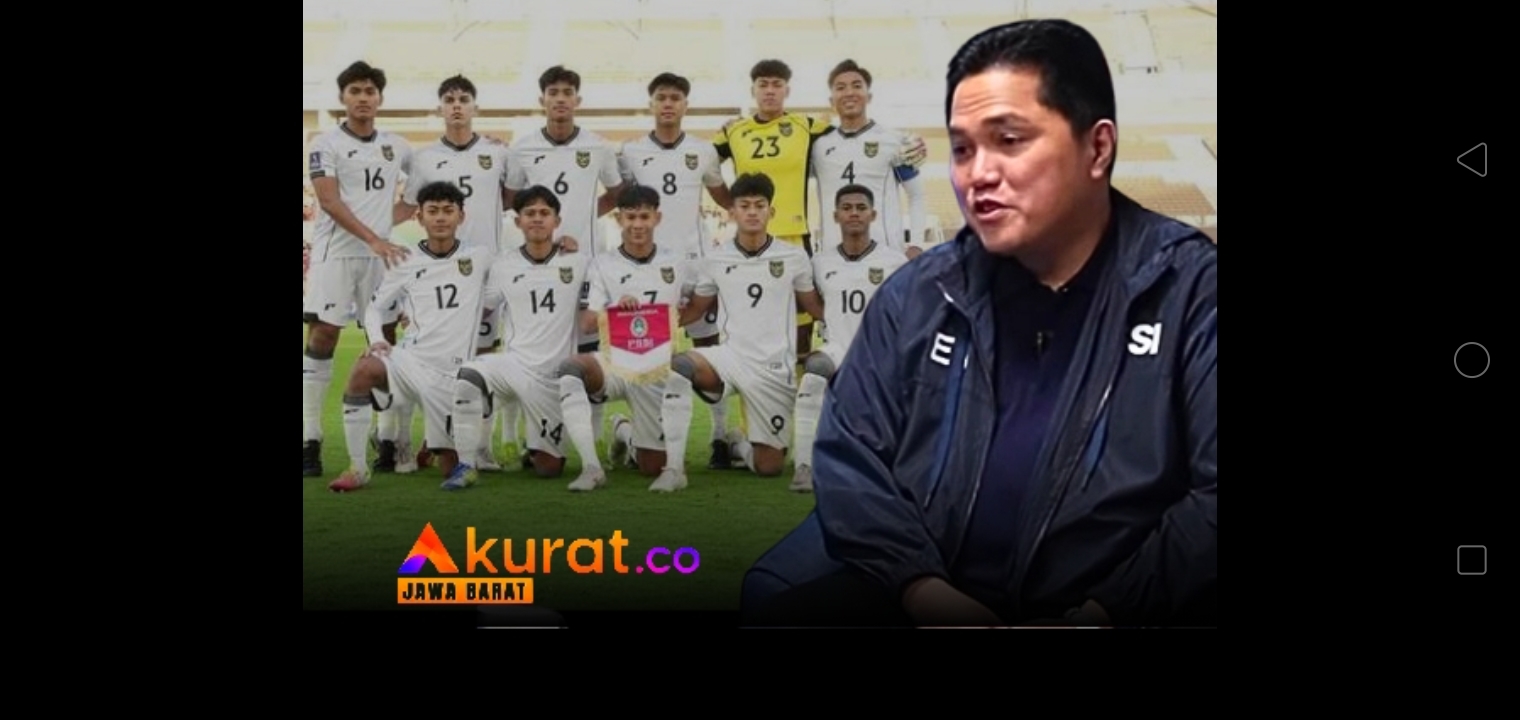 Pesan Erick Thohir Usai Timnas Indonesia U-17 Kalahkan Korea Selatan