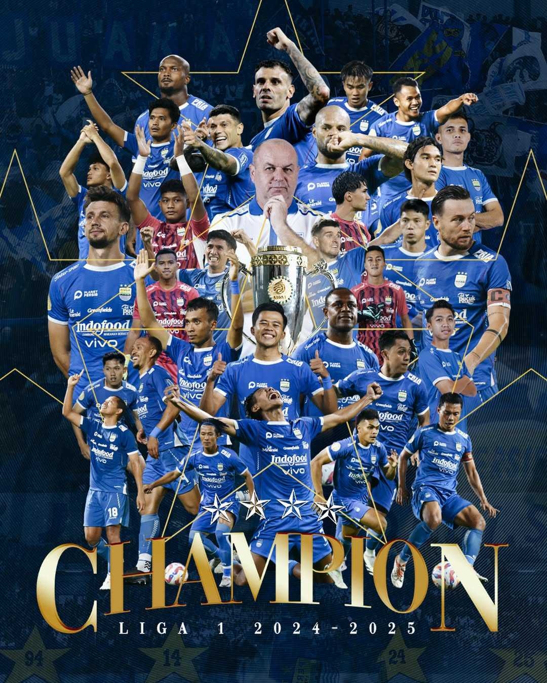 Persib Kunci Mati Gelar Juara Liga 1 2024/25 Pada Pekan ke-31, Layak Rayakan Kemenangan