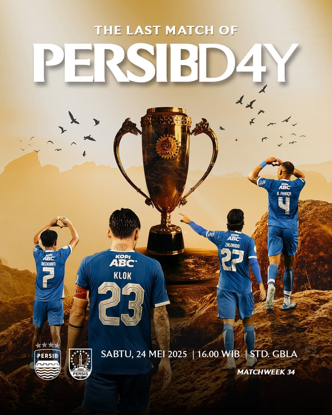 Laga Pamungkas Persib Bandung vs Persis Solo, Bojan Hodak Ingin Sempurnakan Trofi Juara di GBLA