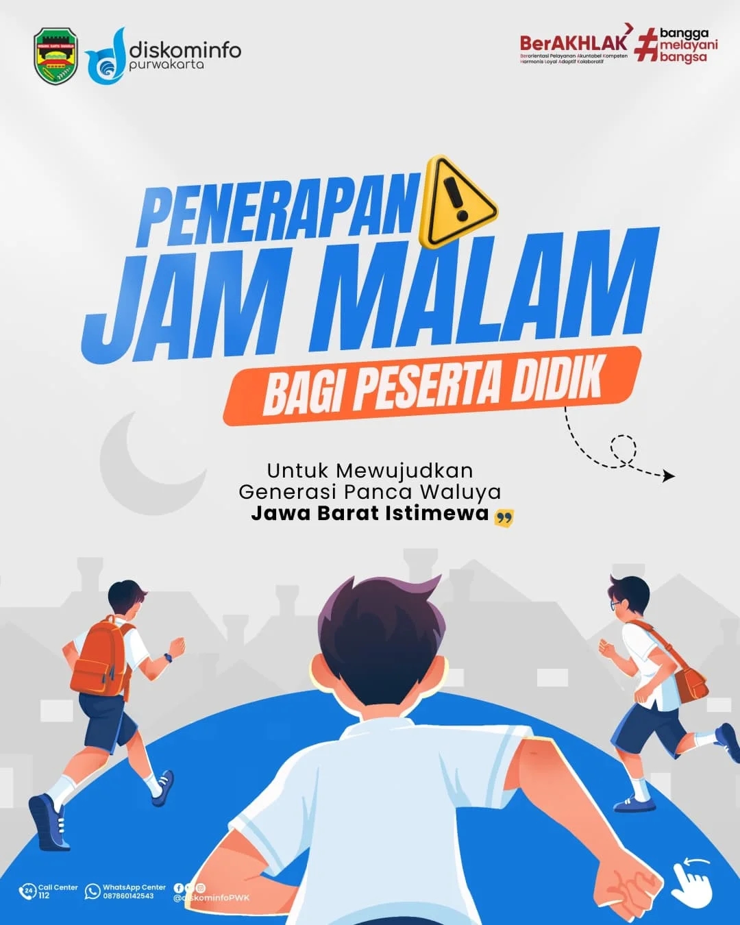 Awas! Pelajar Purwakarta akan Dirazia Jika Masih Keluyuran di Atas Jam 9 Malam