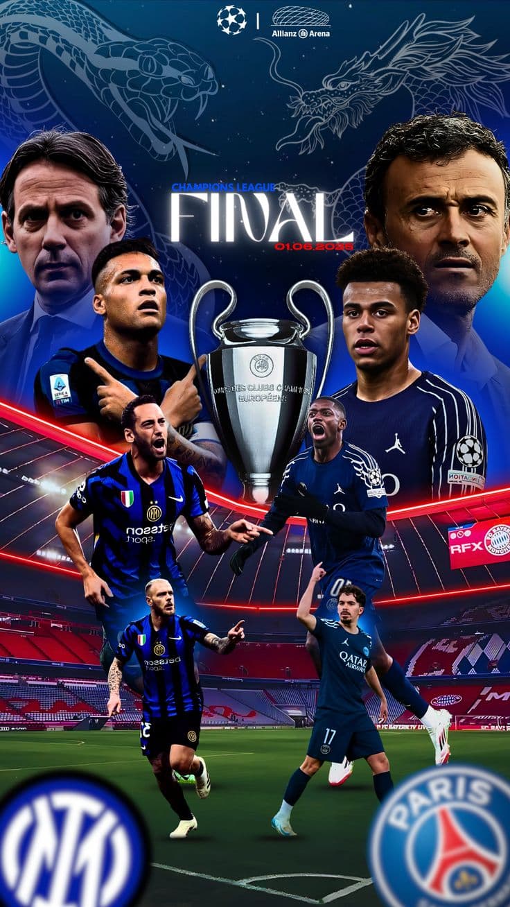 Final Liga Champions 2025: PSG vs Inter Milan – Siapa Raih Mahkota Eropa?