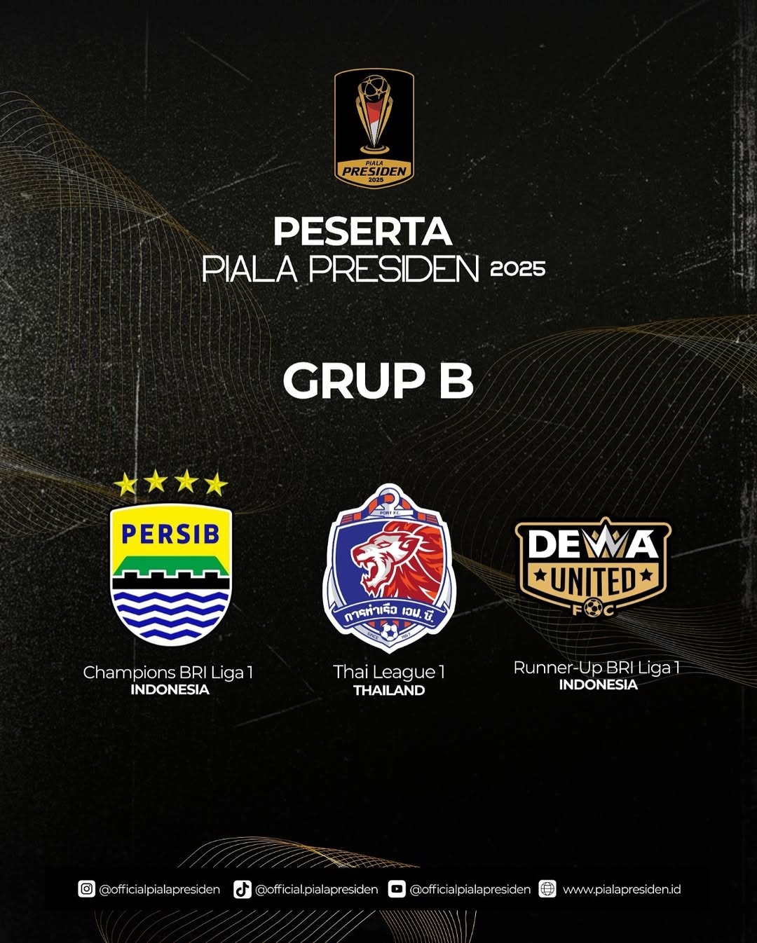Jadwal Piala Presiden 2025: Persib Bandung Hadapi Laga Pertamanya Lawan Port FC