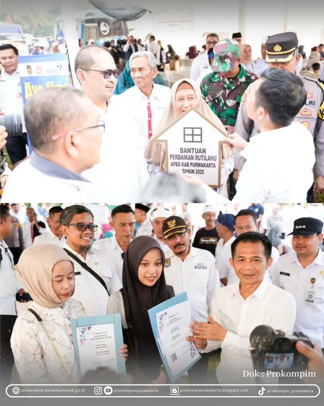 Program Pelayanan Publik Keliling di Desa Cisalada, Bupati Om Zein Hadirkan Belasan Instansi