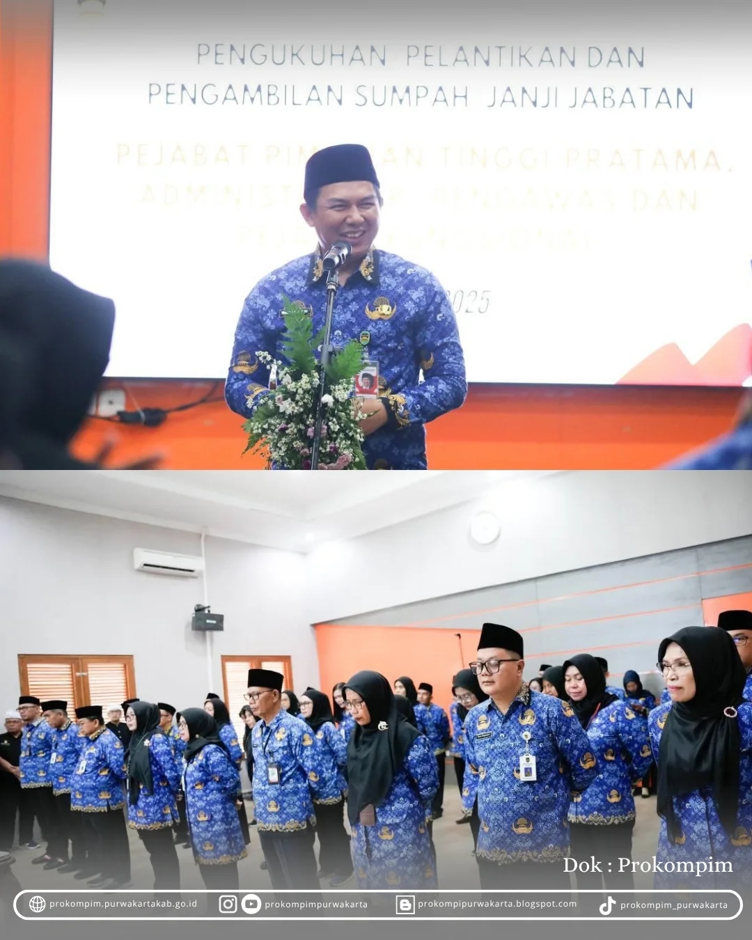 Lantik Sejumlah Pejabat, Pemda Kabupaten Purwakarta: SOTK Baru Dorong Inovasi dan Tingkatkan Layanan Publik