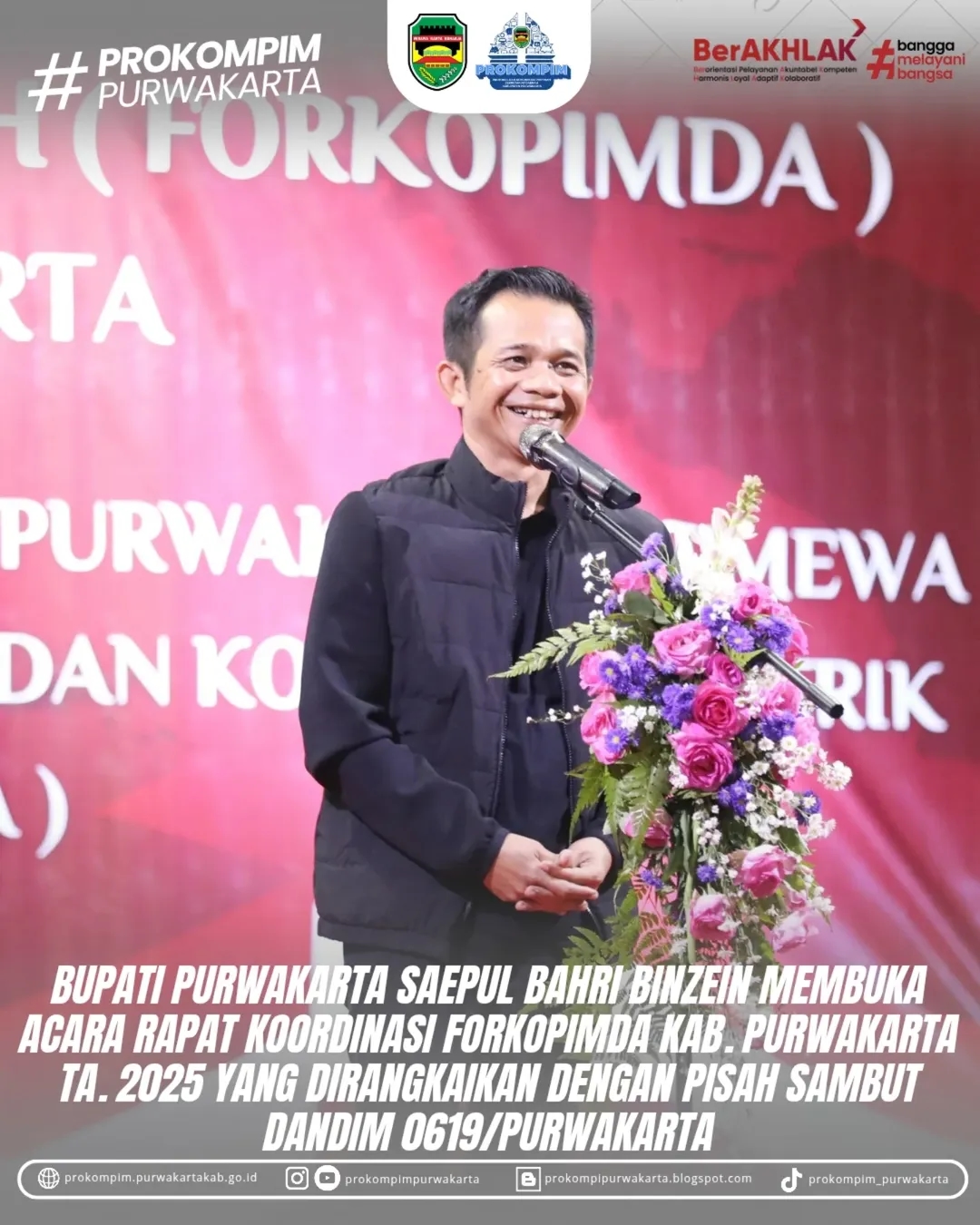 Rakor Forkopimda Purwakarta Tahun 2025: Pisah Sambut Dandim 0619, Bahas Penertiban Bangunan dan Pembangunan Berkelanjutan