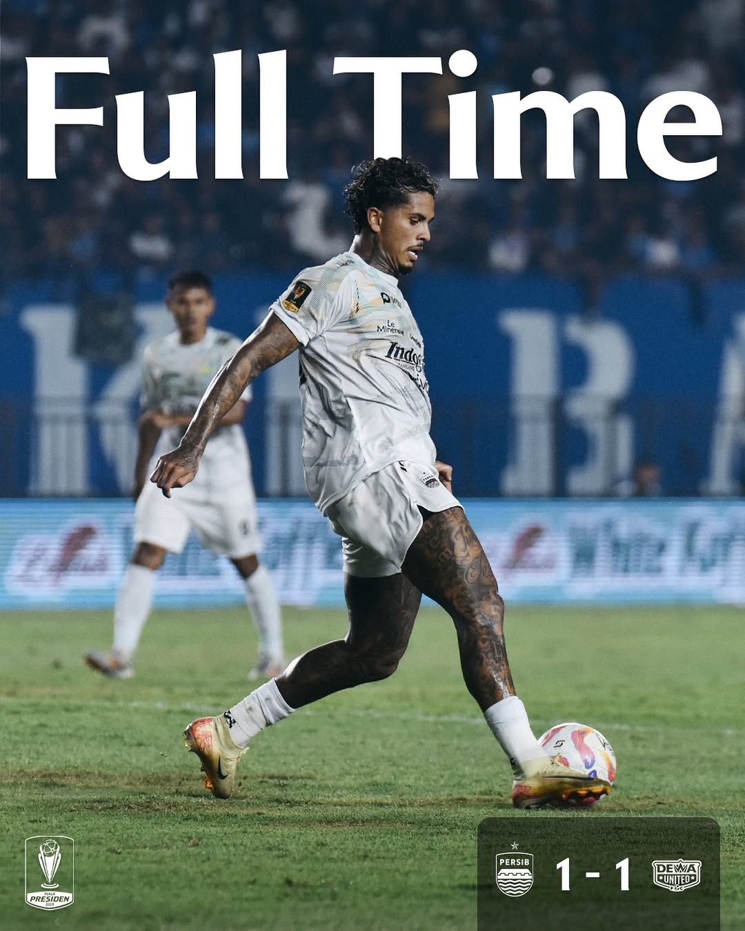 Skor Akhir Persib Bandung Vs Dewa United di Pertandingan Grub B Piala Presiden 2025