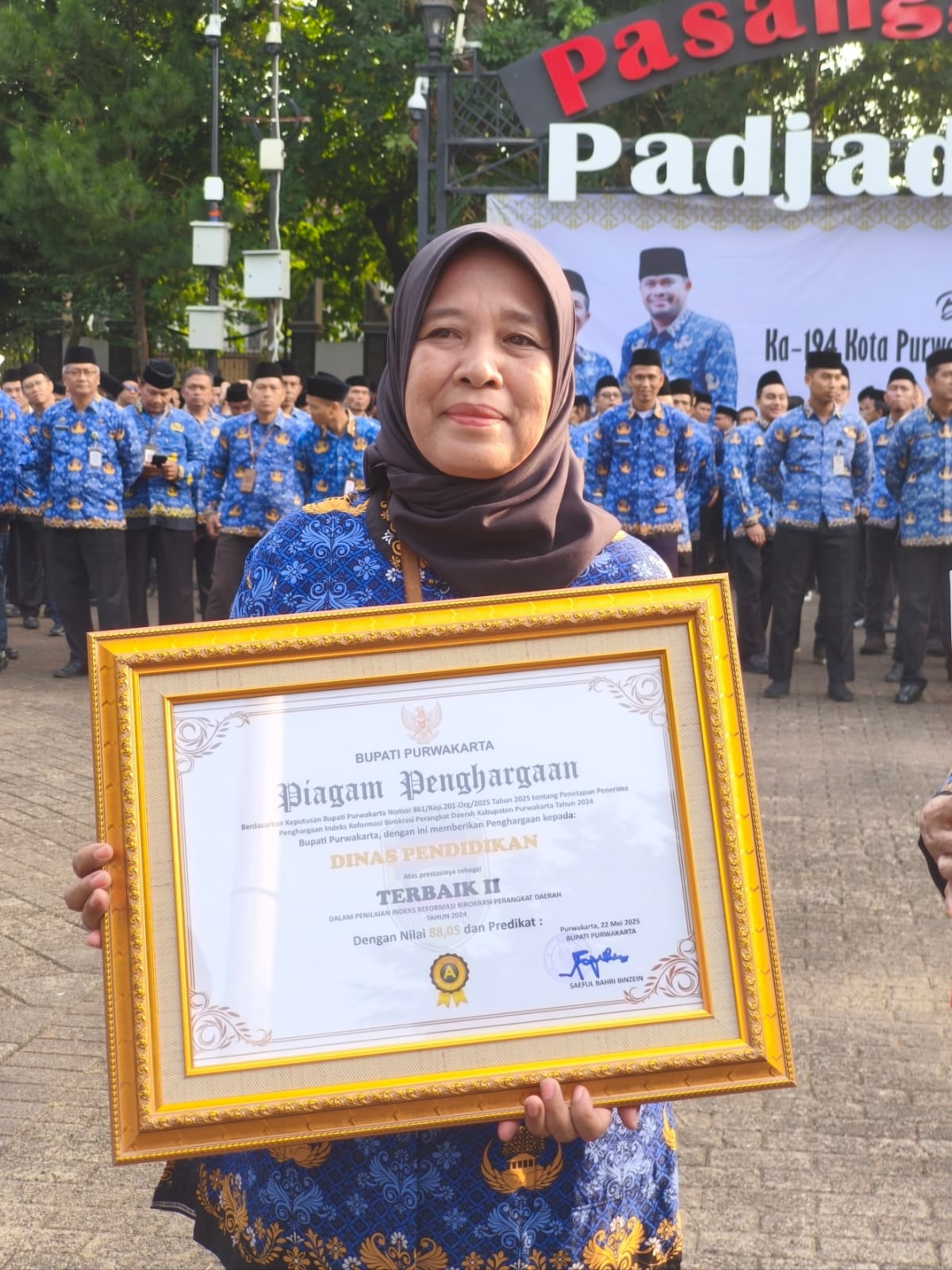 Transformasi Nyata: Disdik Purwakarta Raih Penghargaan Reformasi Birokrasi