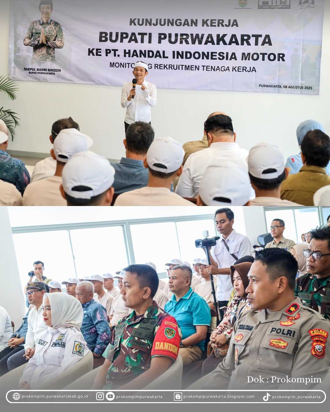 Pengangguran di Purwakarta Capai 38 Orang, Bupati Om Zein Pacu Rekrutmen Tenaga Kerja di PT HIM dan Sektor Lainnya