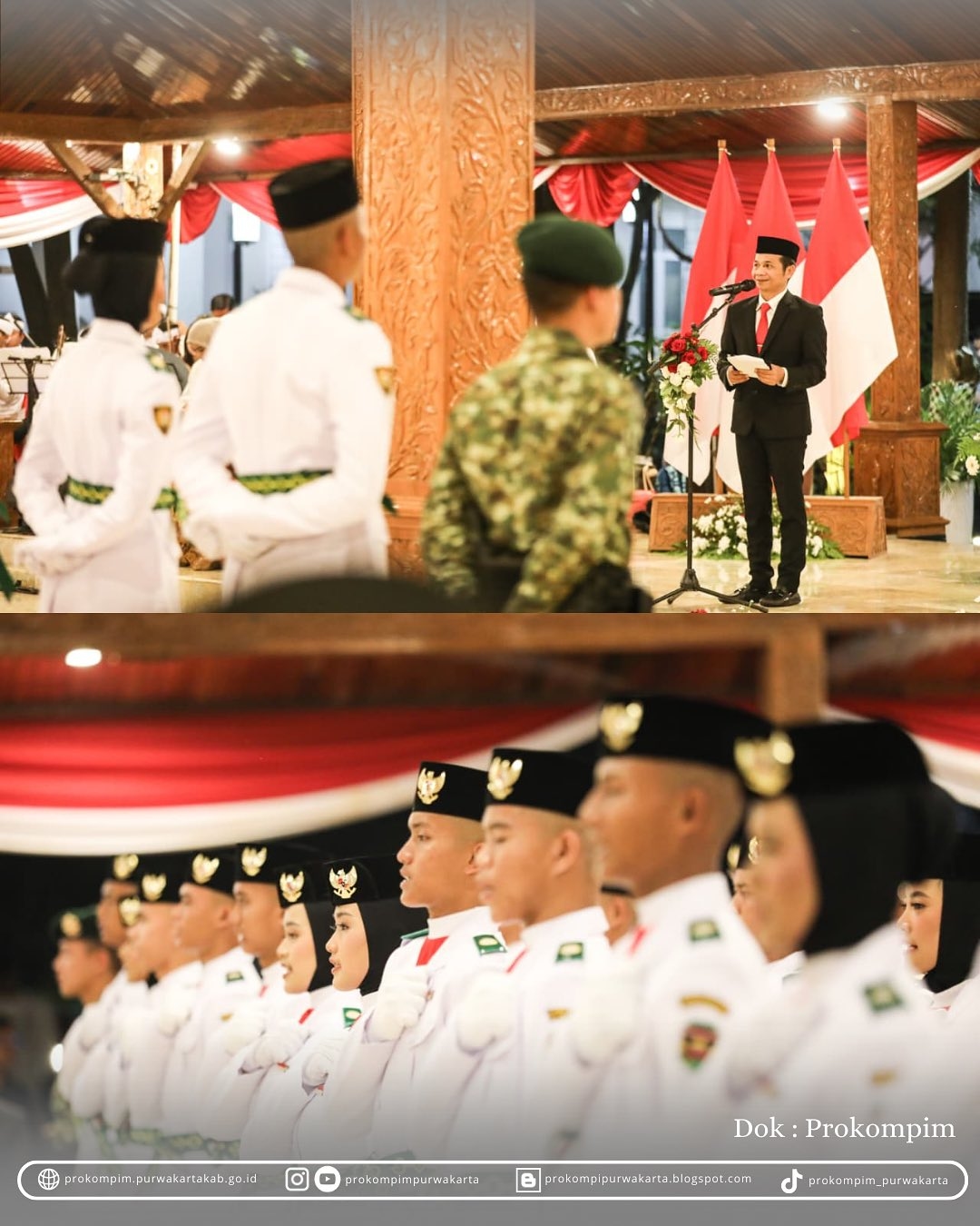 Bupati Om Zein Kukuhkan Paskibraka Purwakarta 2025: Siap Kibarkan Merah Putih di Hari Kemerdekaan