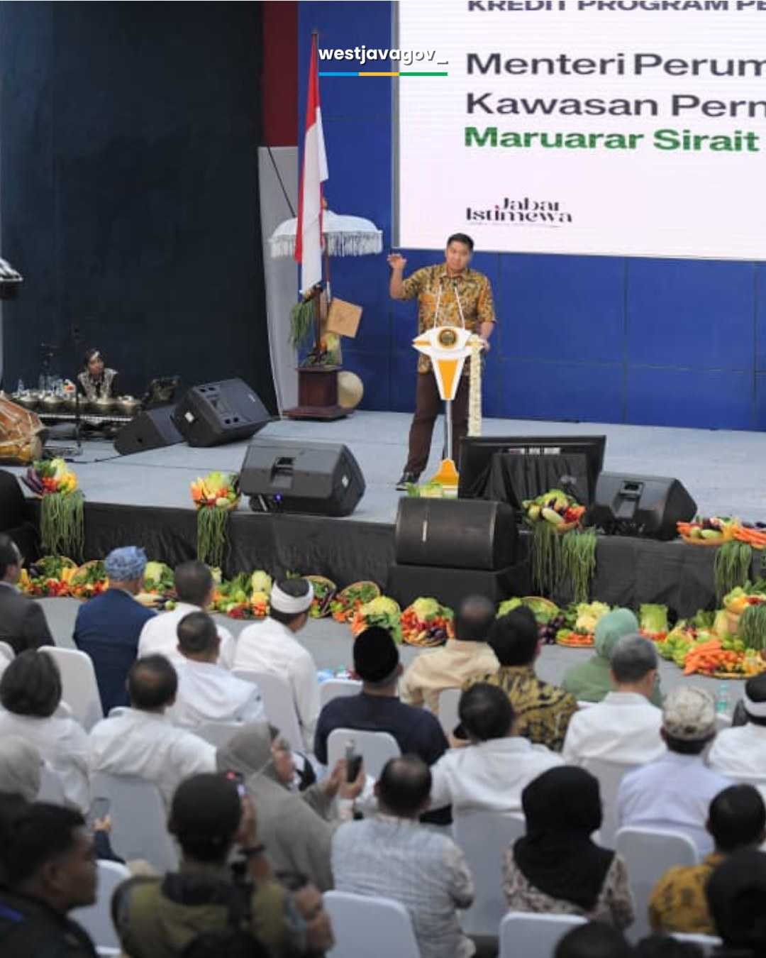 Wujudkan Program Presiden 3 Juta Rumah Subsidi, Menteri PKP: Jabar Jadi Penyerapan Terbesar Kredit Perumahan di Indonesia