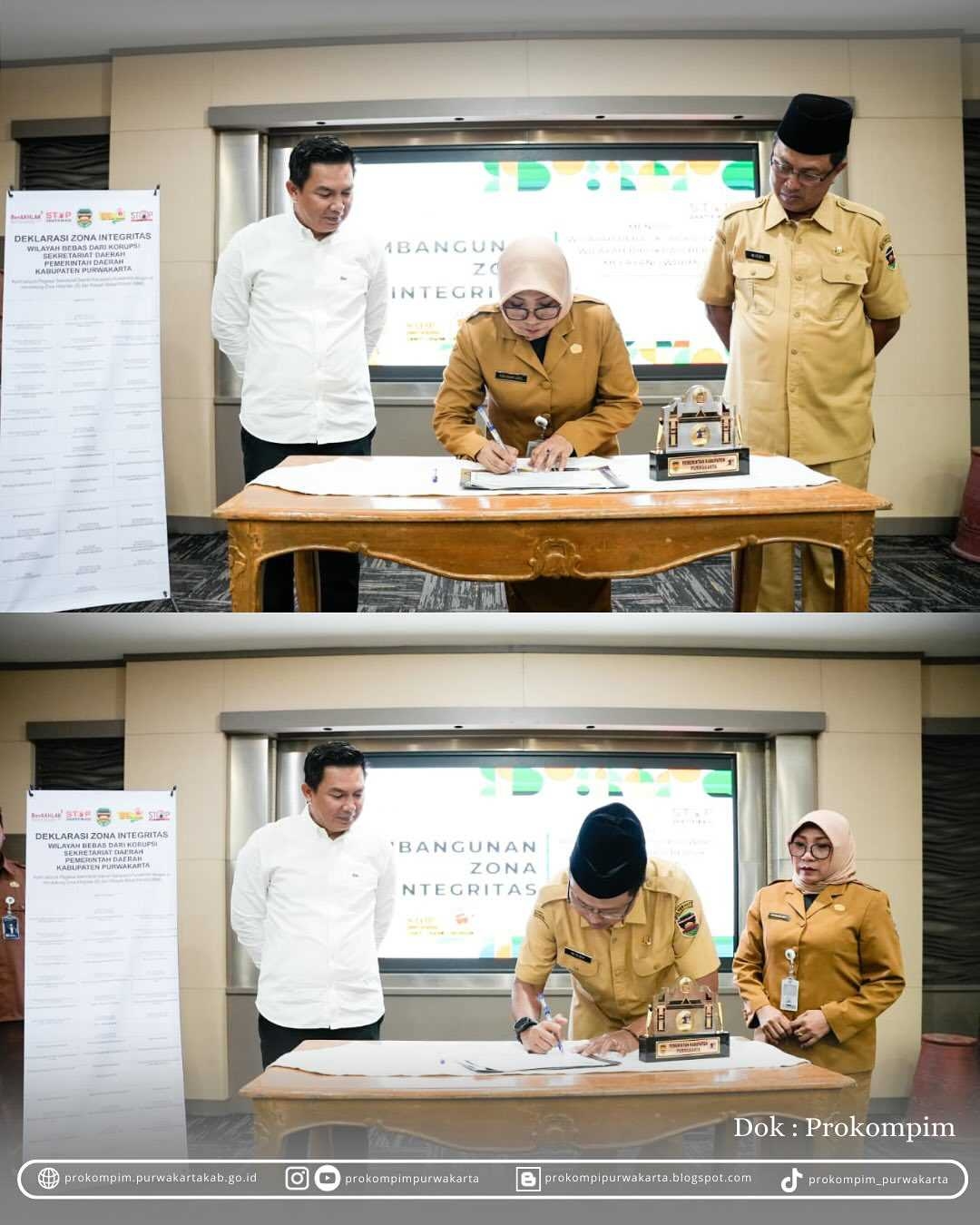 Langkah Nyata Pemda Purwakarta, Sekda Norman Canangkan Zona Integritas Menuju WBK dan WBBM