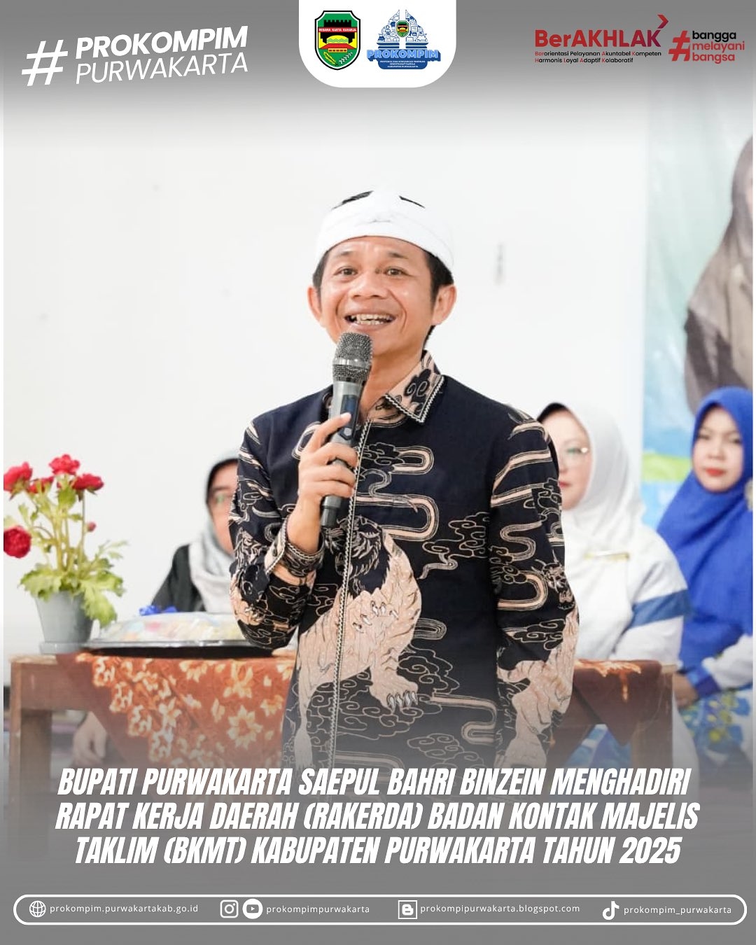 Bupati Om Zein Dukung BKMT Purwakarta Jadi Garda Terdepan Bangun Keluarga Berdaya dan Religius