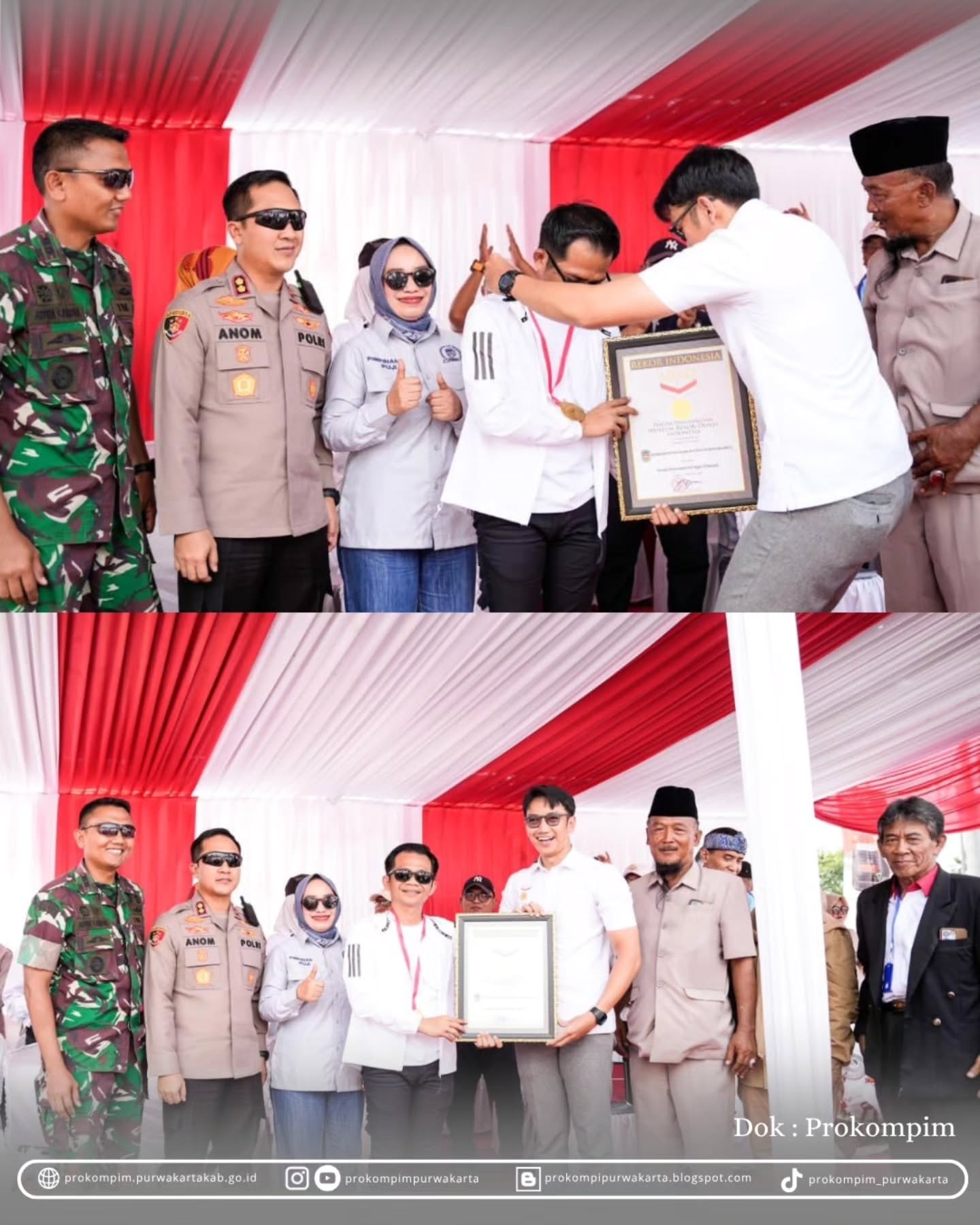 Purwakarta Pecahkan Rekor MURI! Parade Drum Band Terbesar di Tingkat Nasional Berlangsung Meriah
