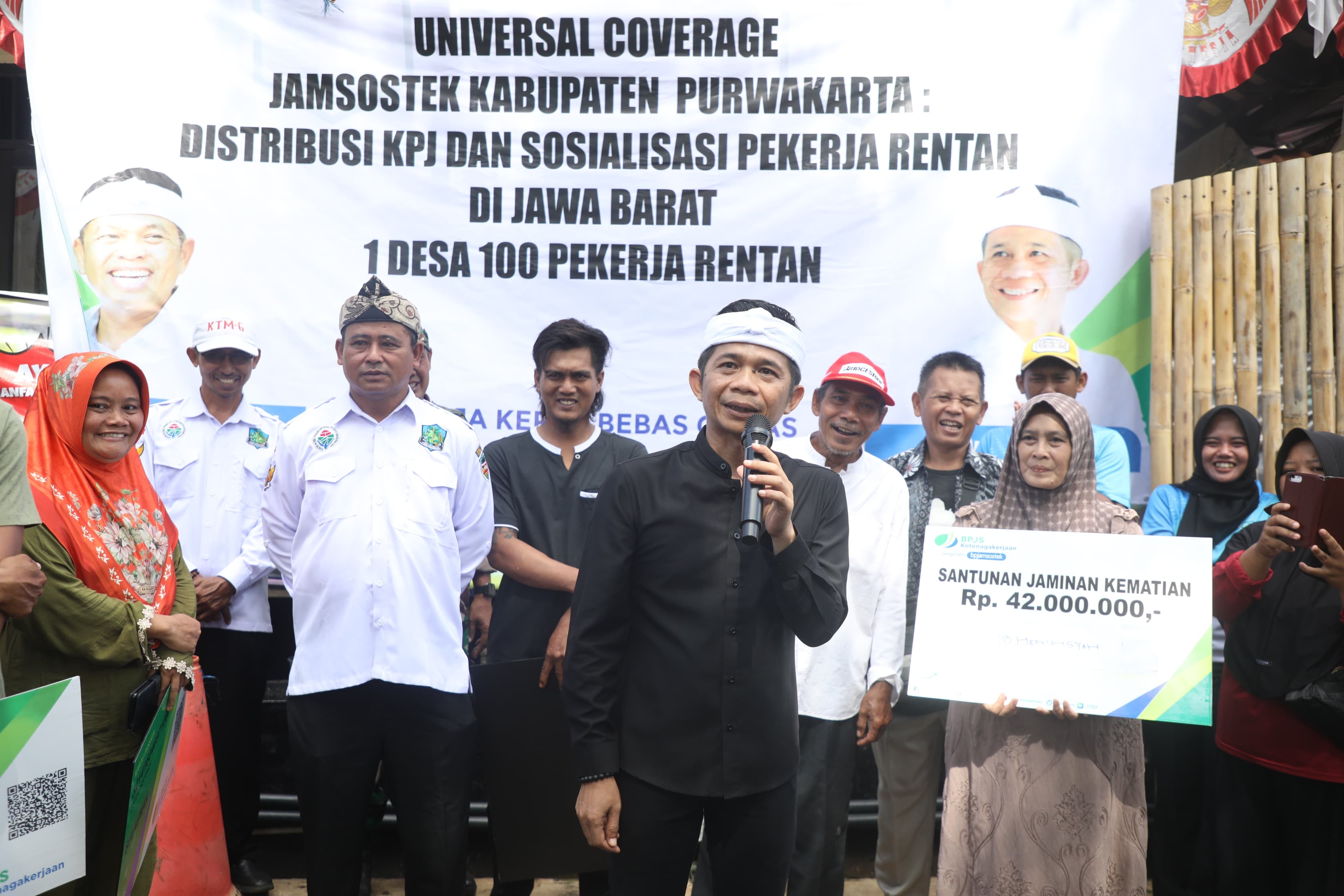 Perlindungan Pekerja Purwakarta Diperluas: Program Satu Desa 100 Perlindungan Sasar Informal
