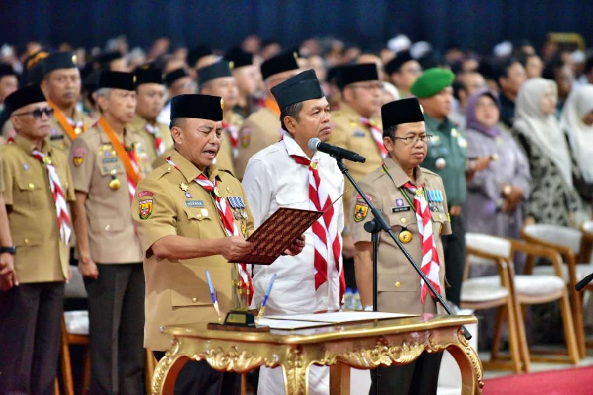 Kepemimpinan Baru: KDM Resmi Jabat Ketua Mabida, Sekda Herman Suryatman Pimpin Kwarda Pramuka Jabar 2025-2030