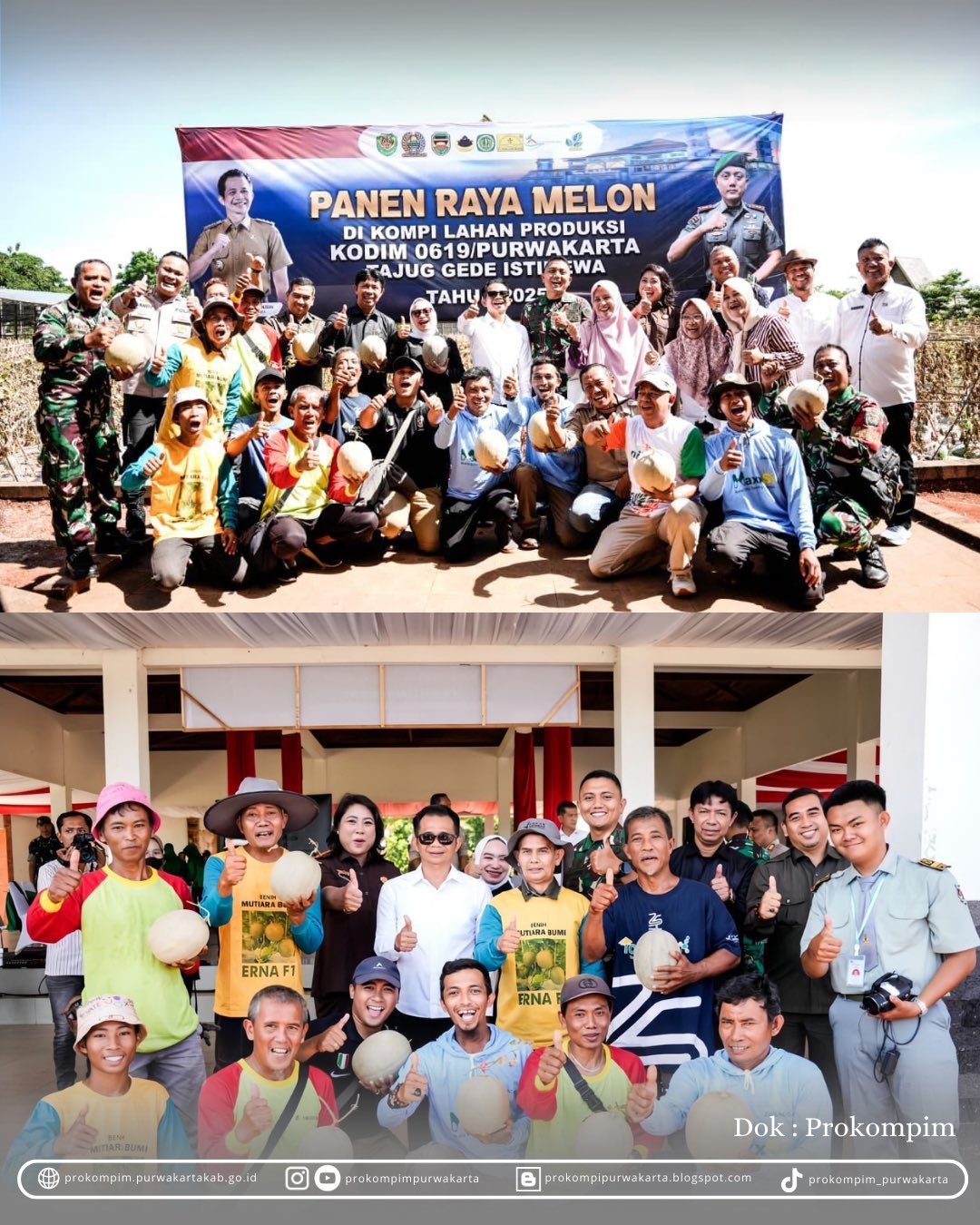 Panen Raya Melon Purwakarta: Om Zein Targetkan Jadi Sentra Hortikultura Baru