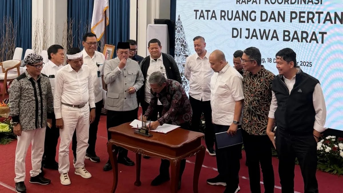 Gubernur Jabar dan BPN Komitmen Dukung PTPN I Pulihkan Perkebunan Teh di Bumi Pasundan
