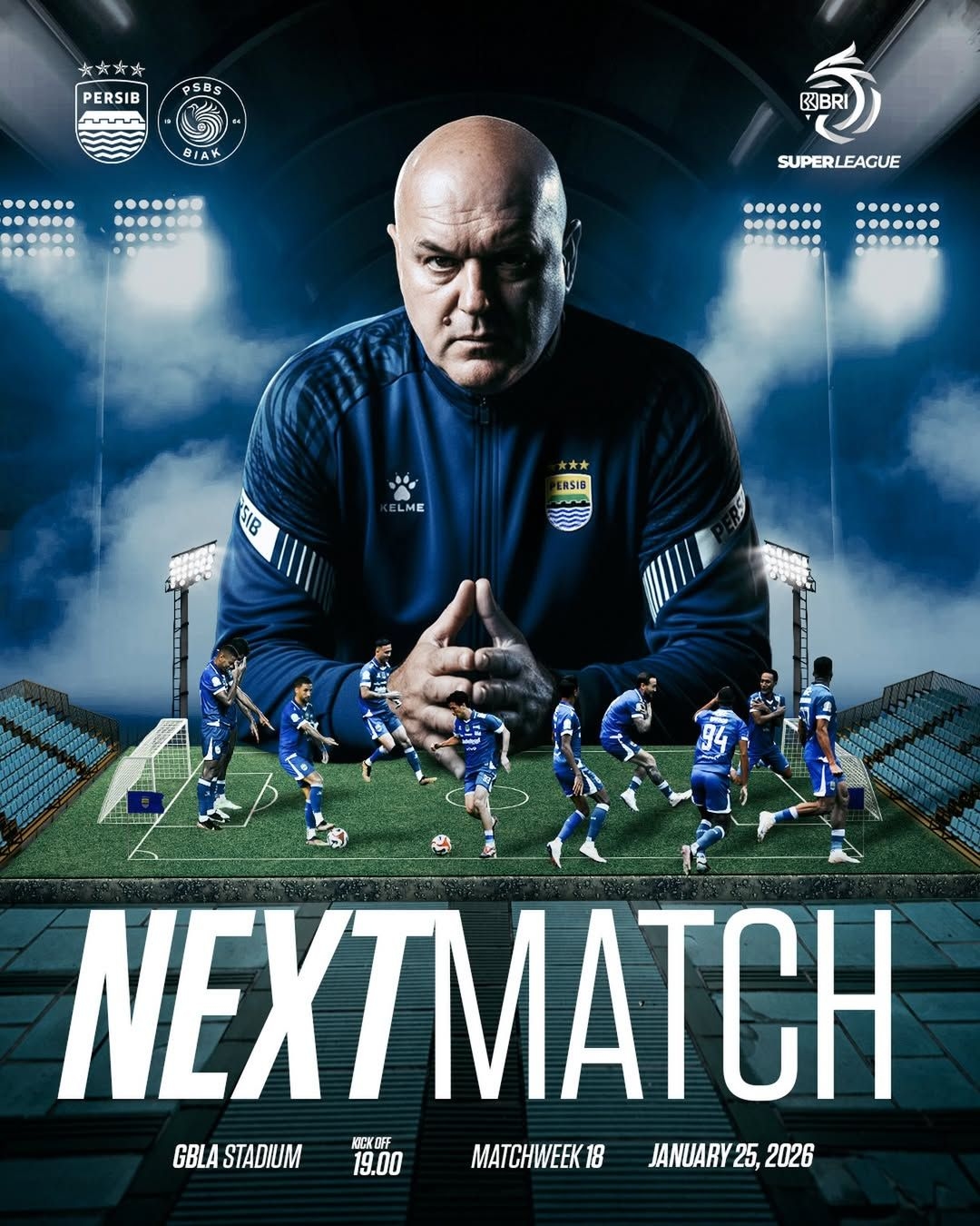 Duel Persib Bandung vs PSBS Biak: Maung Bandung Siap Tempur Sambil Mengenang Duka Longsor KBB