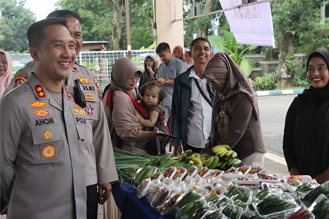 Jaga Stabilitas Harga Jelang Ramadan, Polres Purwakarta Gelar Gerakan Pangan Murah